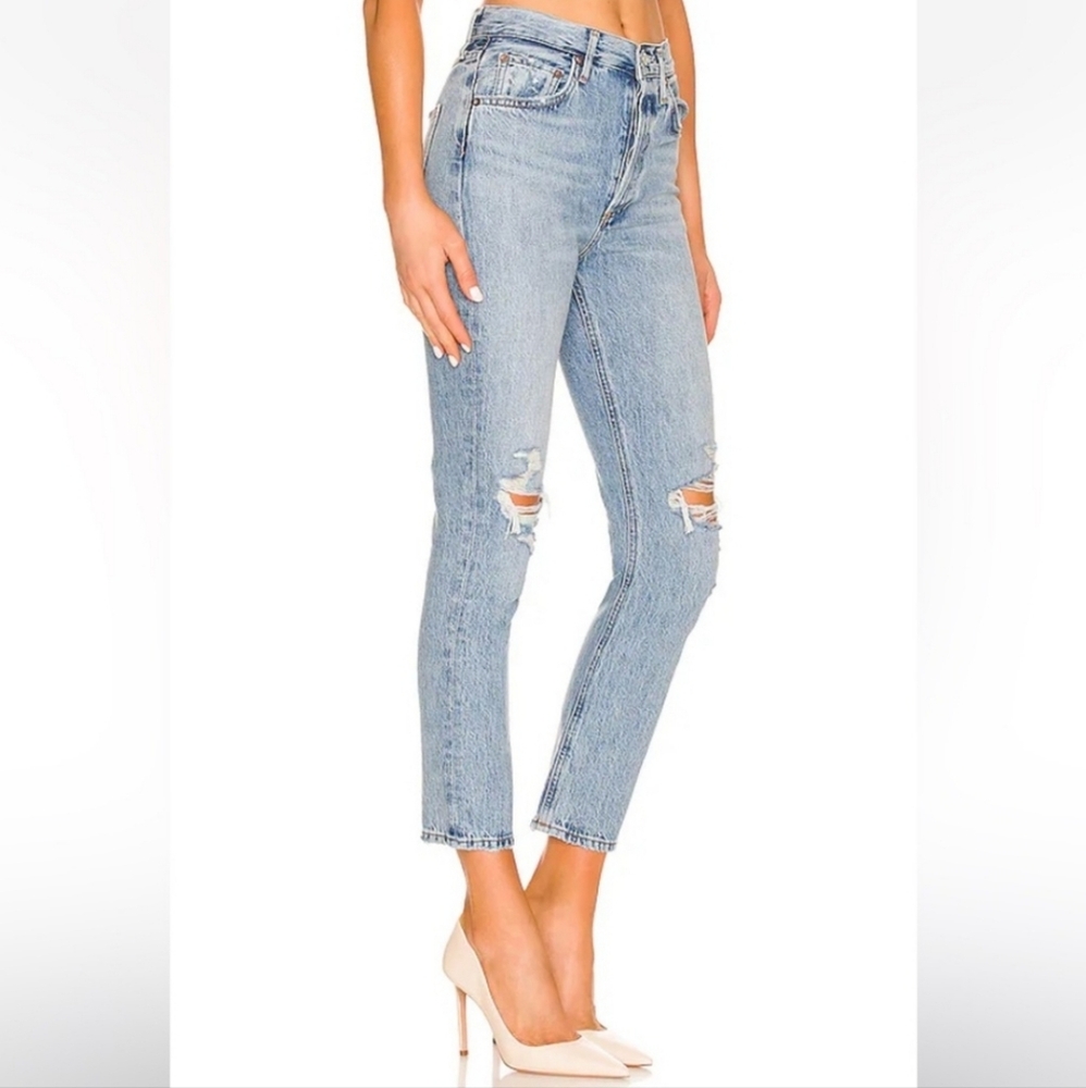 Agolde Riley High Rise Straight Crop size 34 - Picture 2 of 11